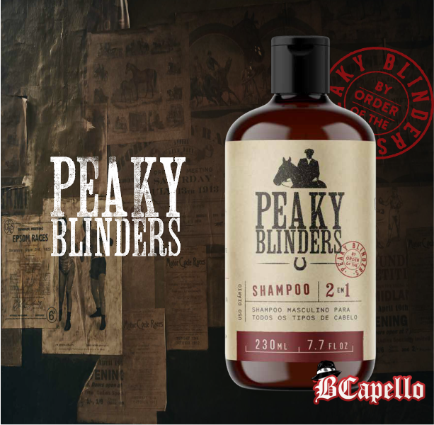 SHAMPOO PARA CABELO MASCULINO 2 EM 1 PEAKY BLINDERS – B Capello