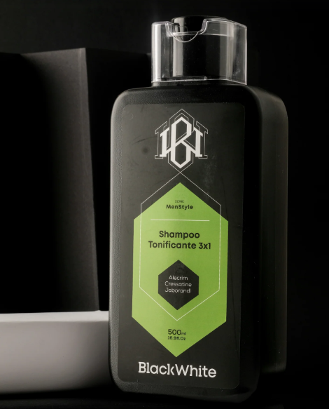 Shampoo de Cabelo Fortificante - Black White