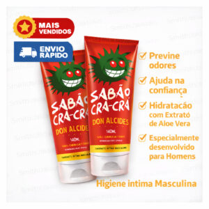 Sabão Crá cra - Sabonete Íntimo Masculino